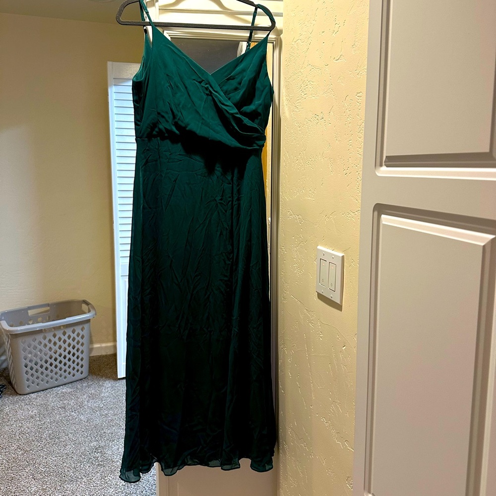 Forrest Green size 14 maxi dress